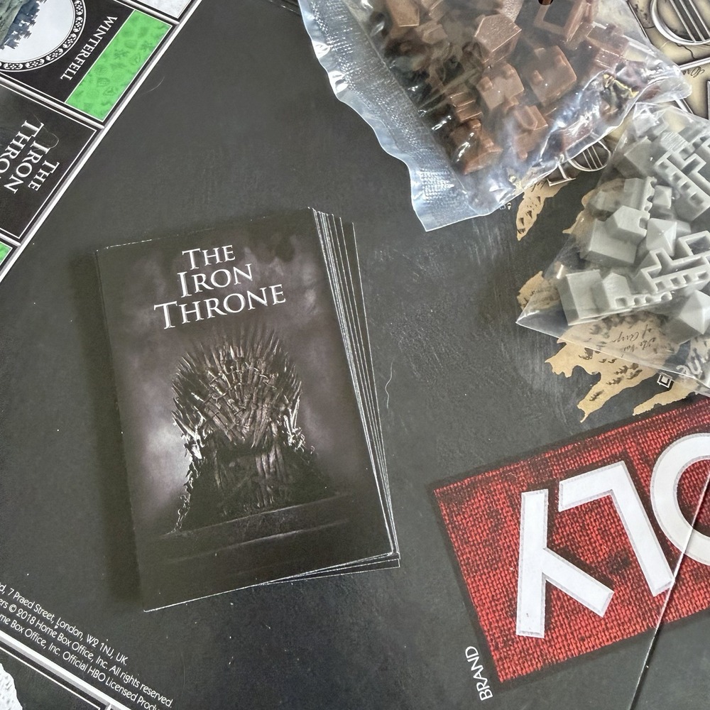 Monopoly Game of Thrones Collector's Edition HBO USAopoly Complete Missing Rules - Picture 4 of 5